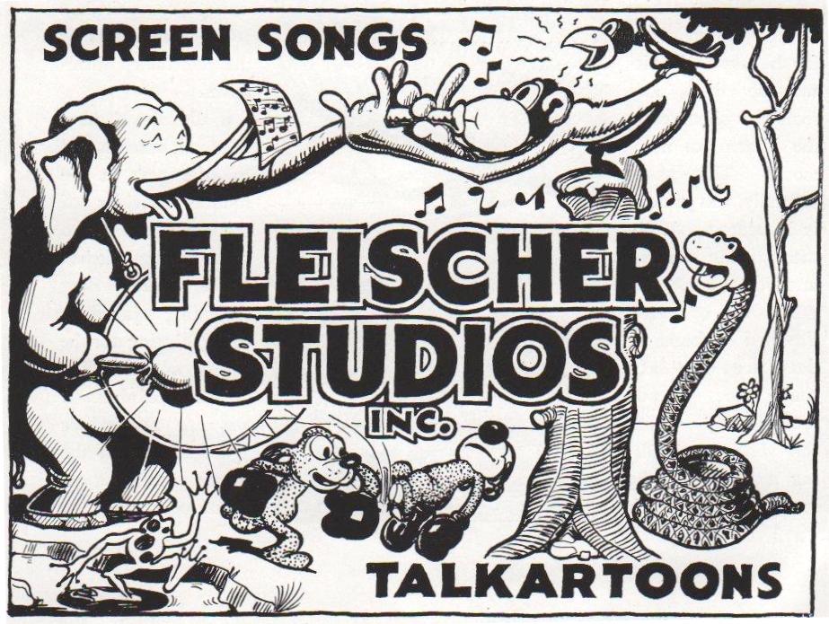 Fleischer Studios advertisement