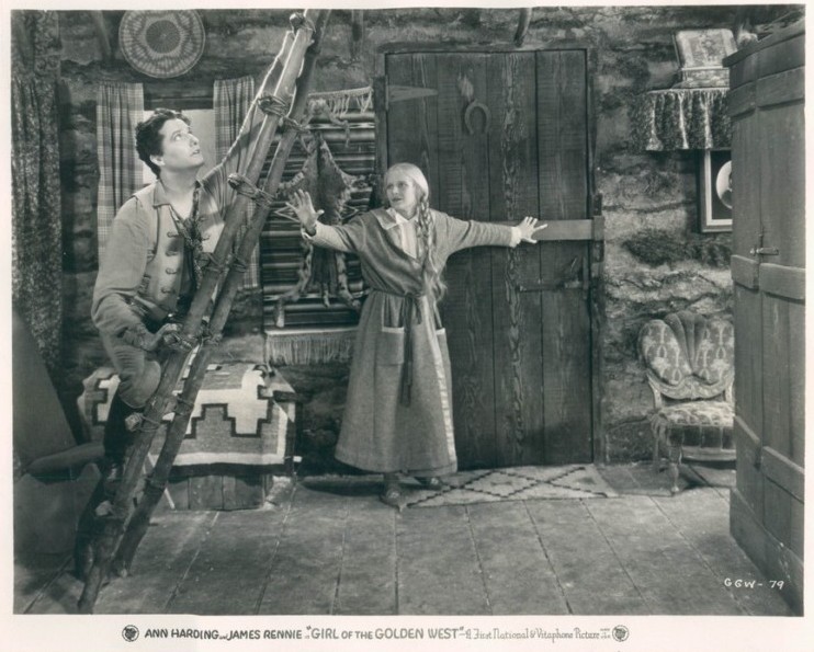A still from the film starring Ann Harding & James Rennie