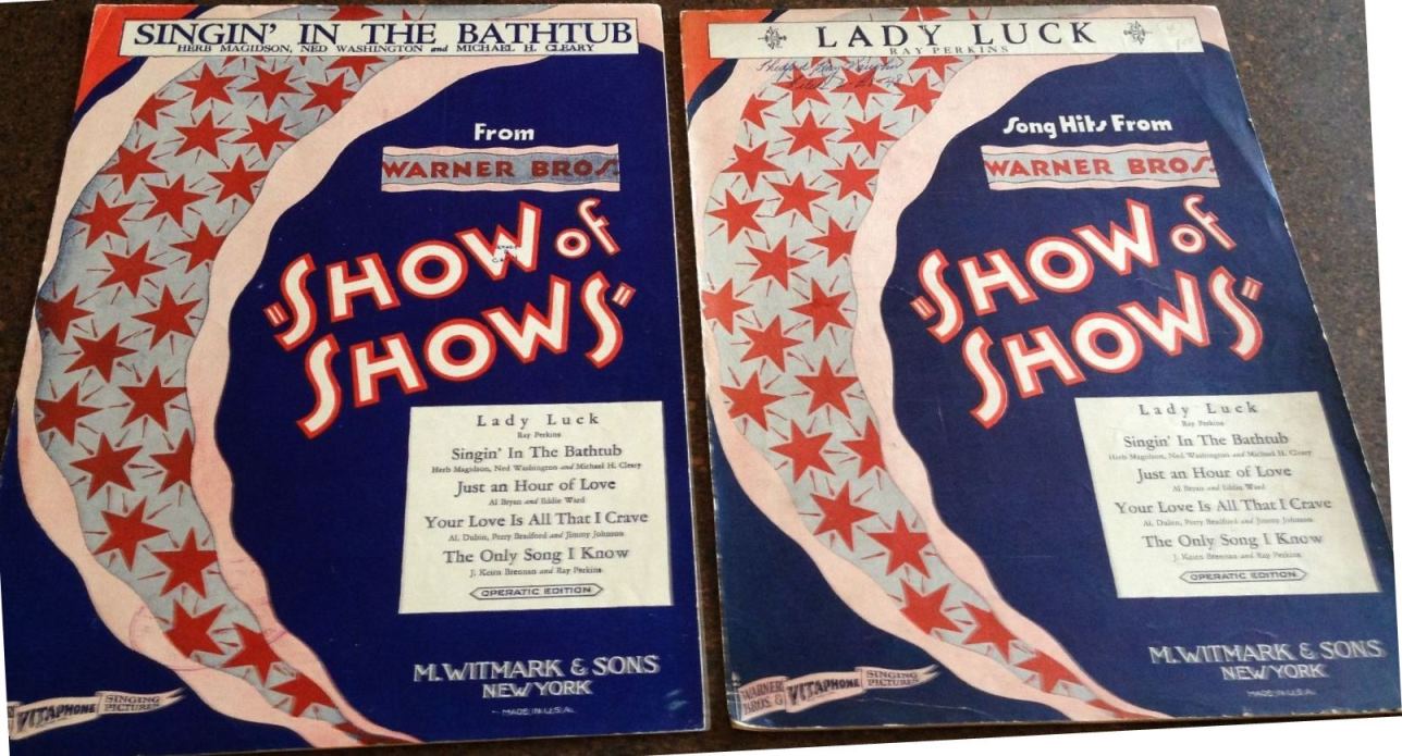 Show of Shows Sheet Music